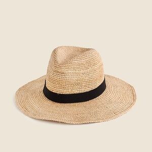 J. Crew Wide-brim packable straw hat